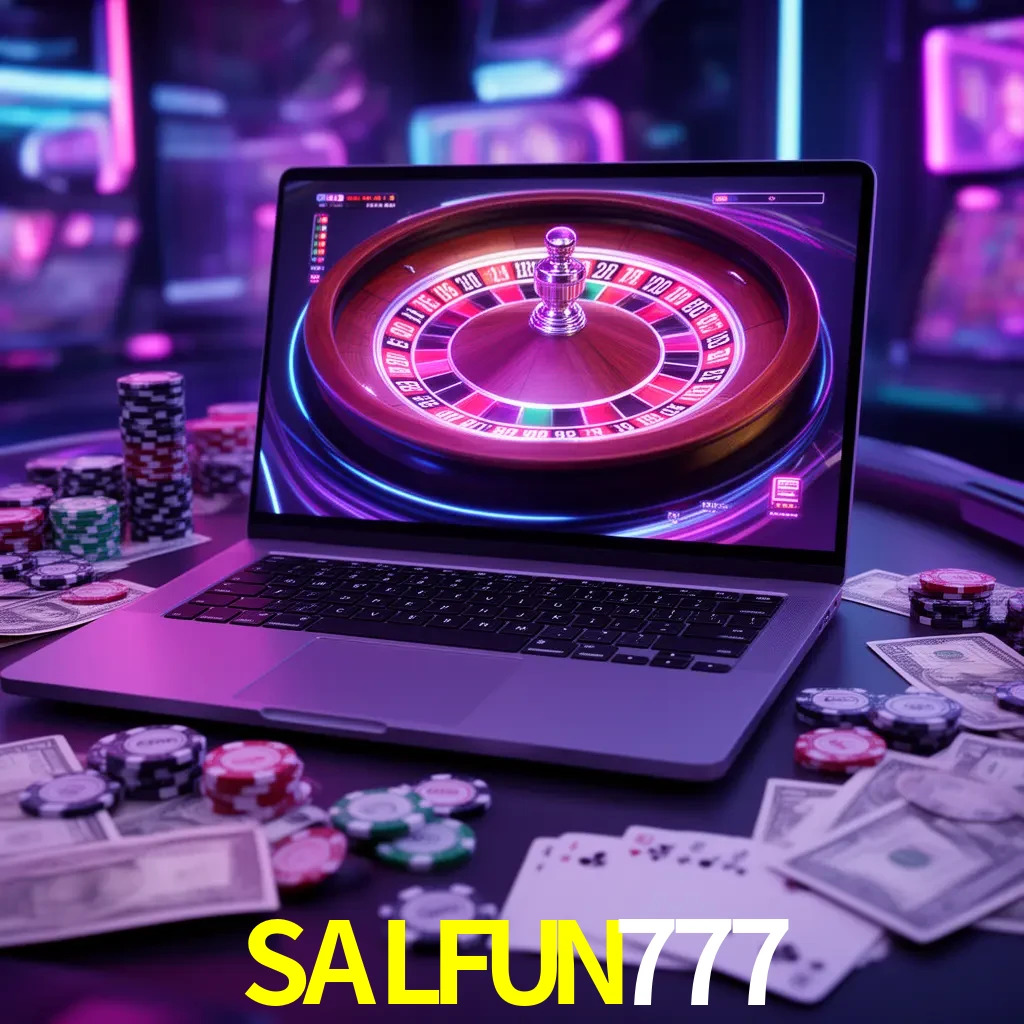 Centro móvil SALFUN777 con casino, cajero, bonos, app y acceso de cuenta para México